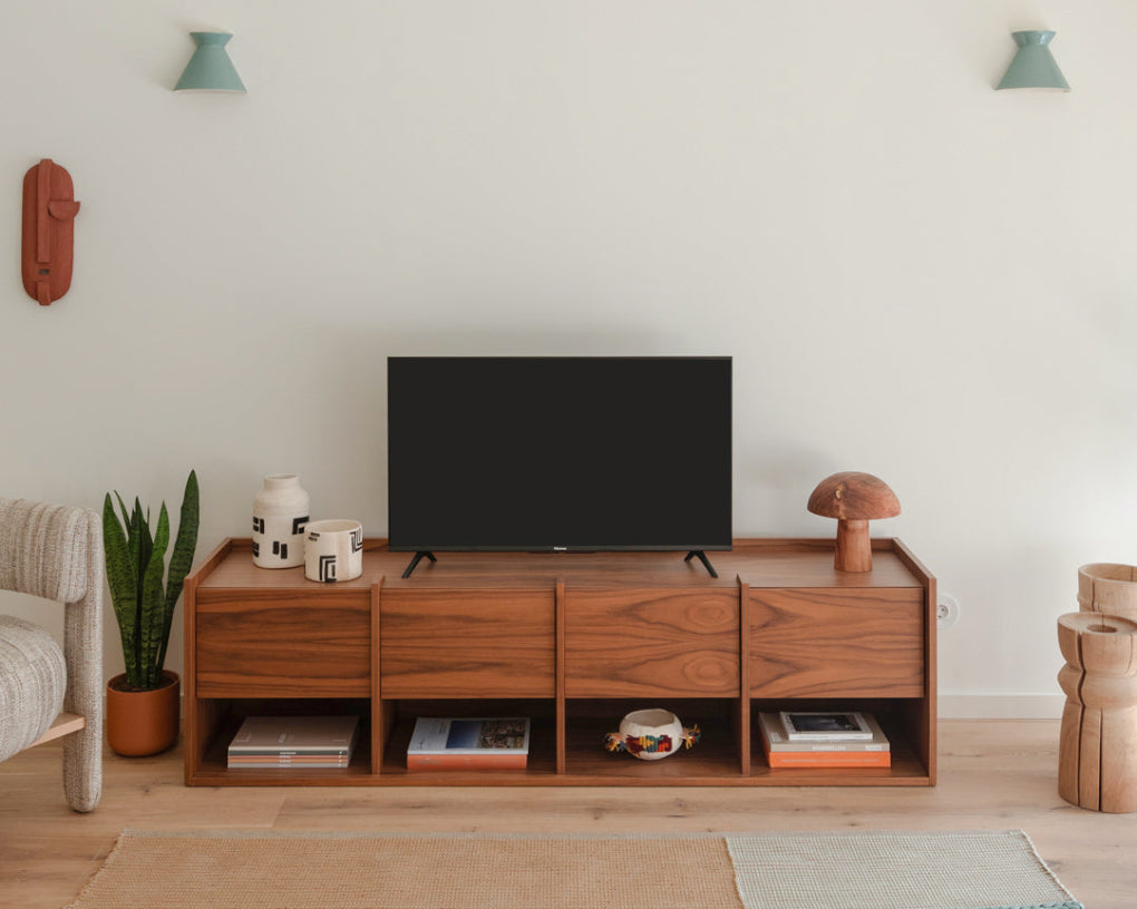 Filipe Ventura MIES L sideboard with a refined wooden finish and modern design, featuring generous storage space.