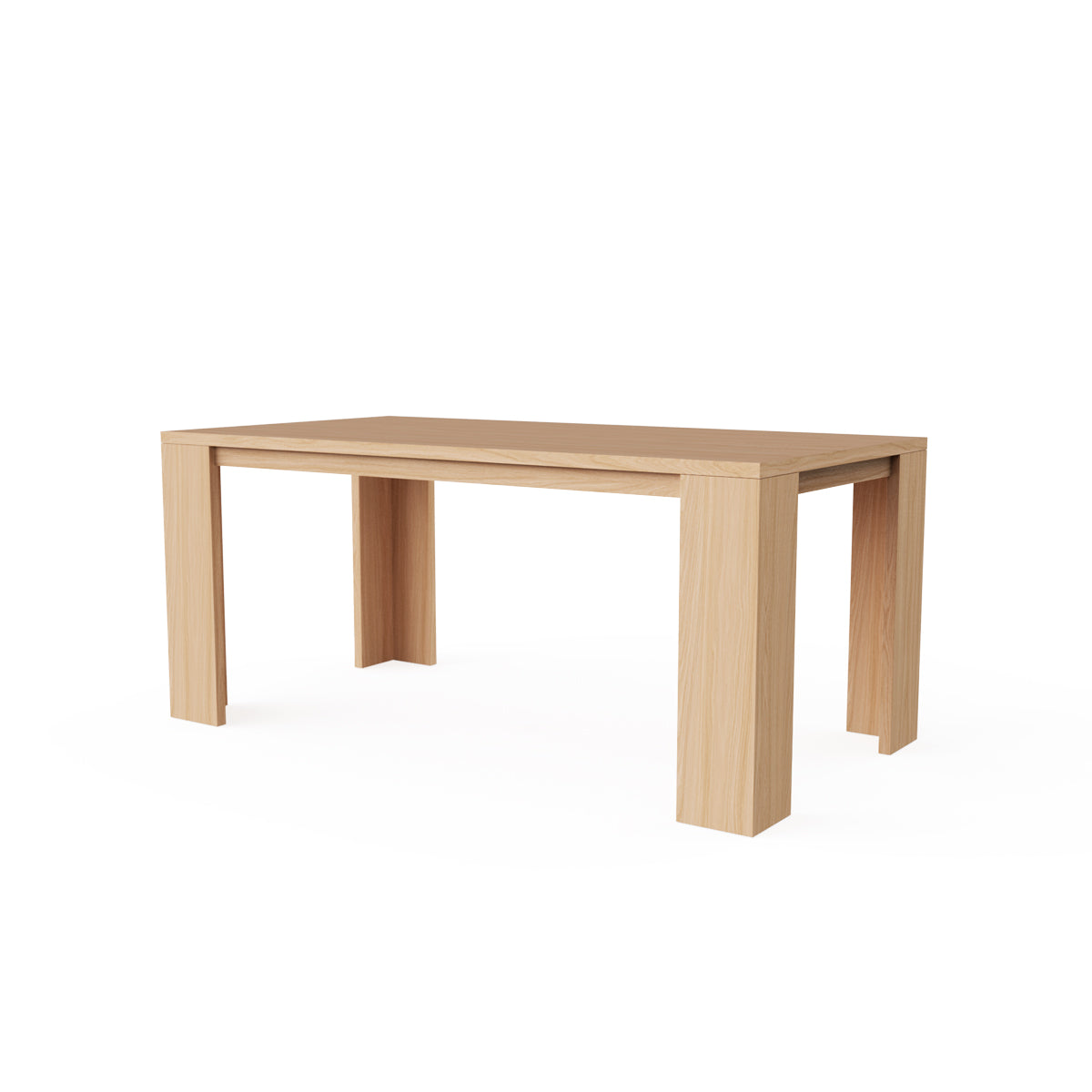 Porventura Monte table showing a sleek wooden surface and modern design, perfect for contemporary home or office decor.