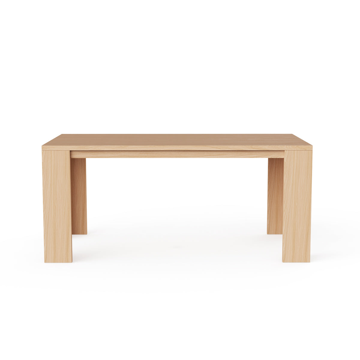 A mesa Porventura Monte apresenta um design elegante em madeira com uma superfície lisa e um estilo moderno.