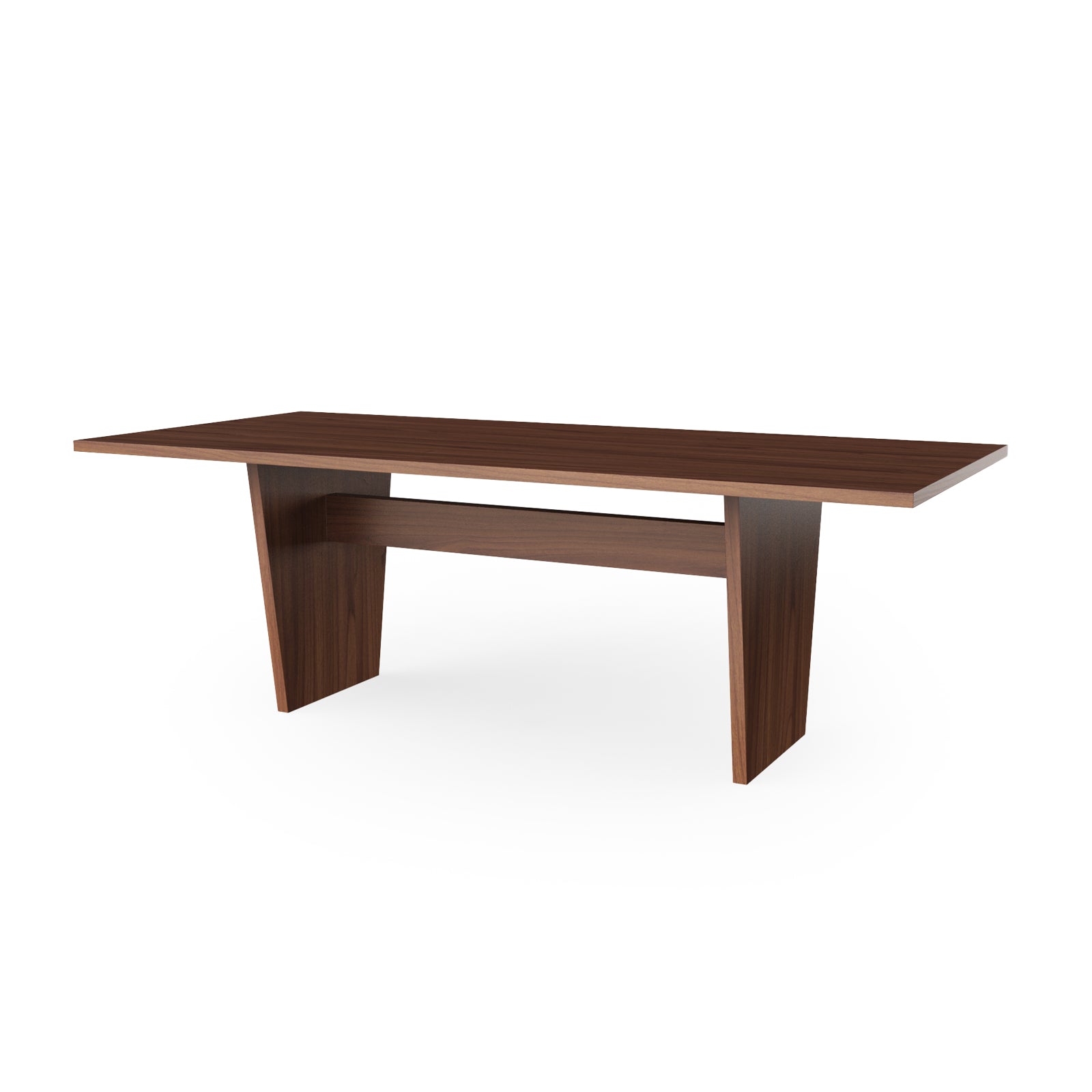 A mesa Porventura Nova 32 apresenta um design elegante e moderno, com uma superfície lisa, pés robustos e uma estética minimalista.
