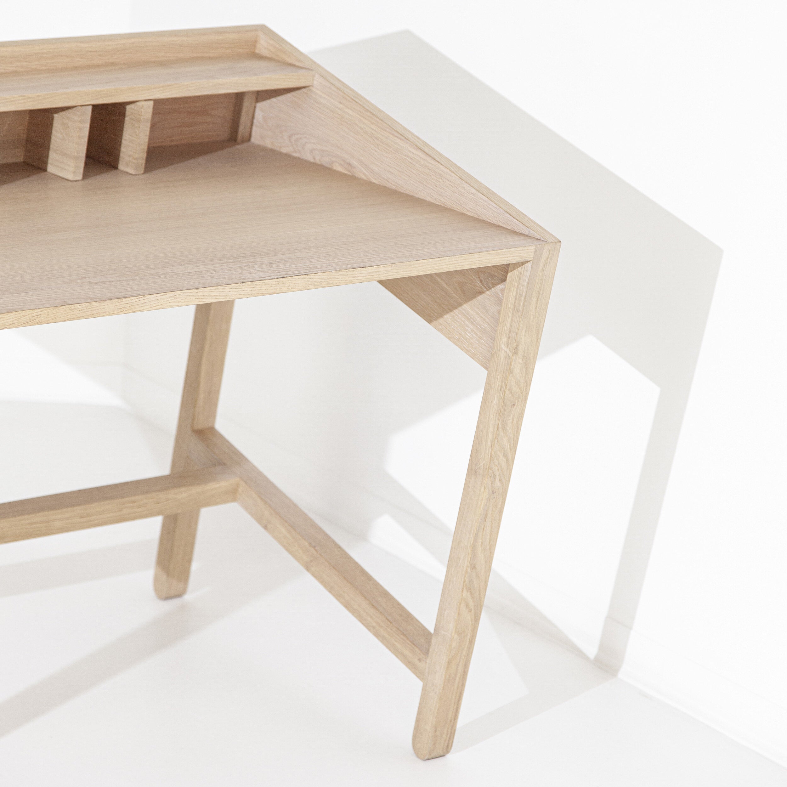 Elegant wooden table from Miguel Soeiro Torta collection with a smooth surface and sturdy design.