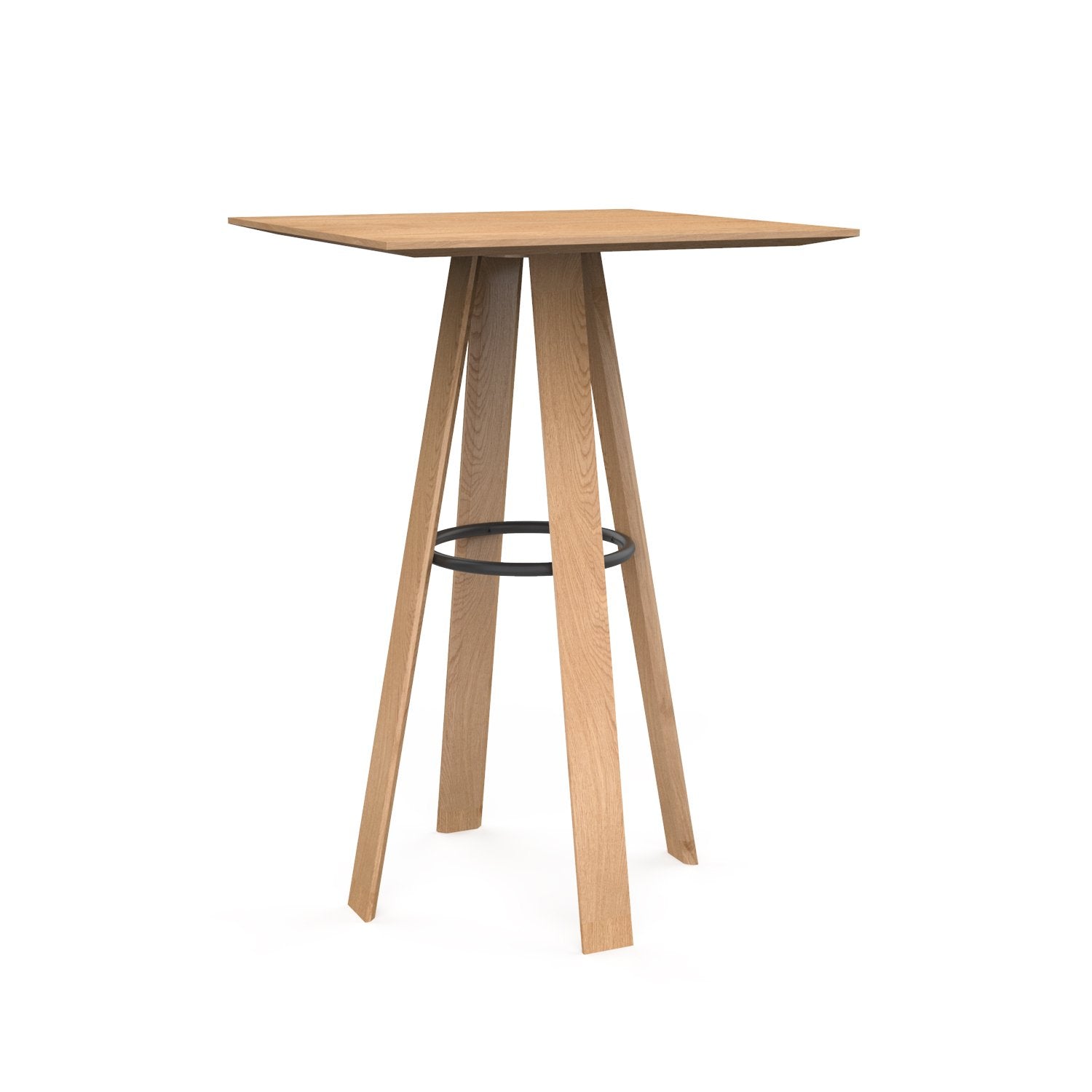 A mesa linear Porventura, com o seu design quadrado elegante, exibe um estilo moderno e uma construção robusta num ambiente contemporâneo.